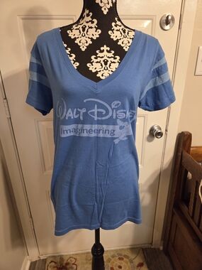 Disney Imagineering Women's V-Neck T-Shirt - Blue